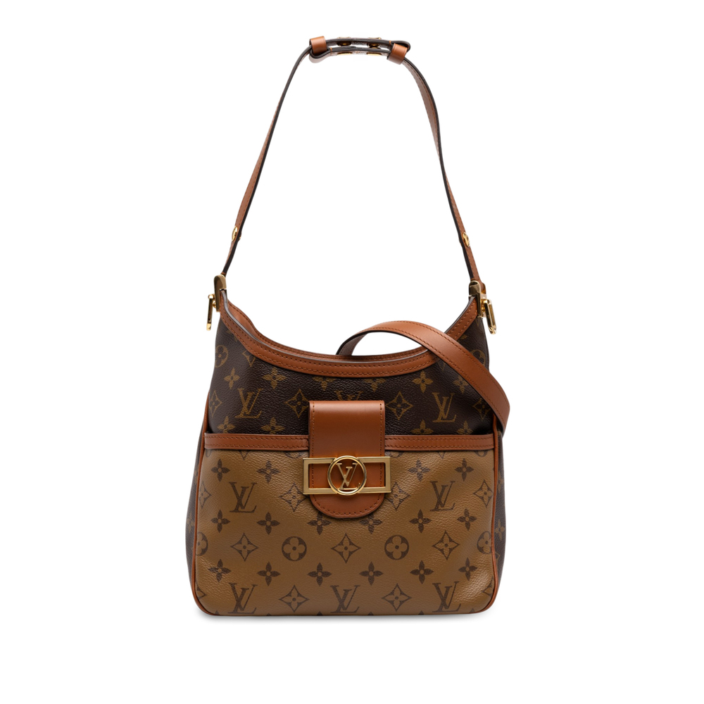 Pre-Loved Louis Vuitton Monogram Reverse Dauphine Hobo PM